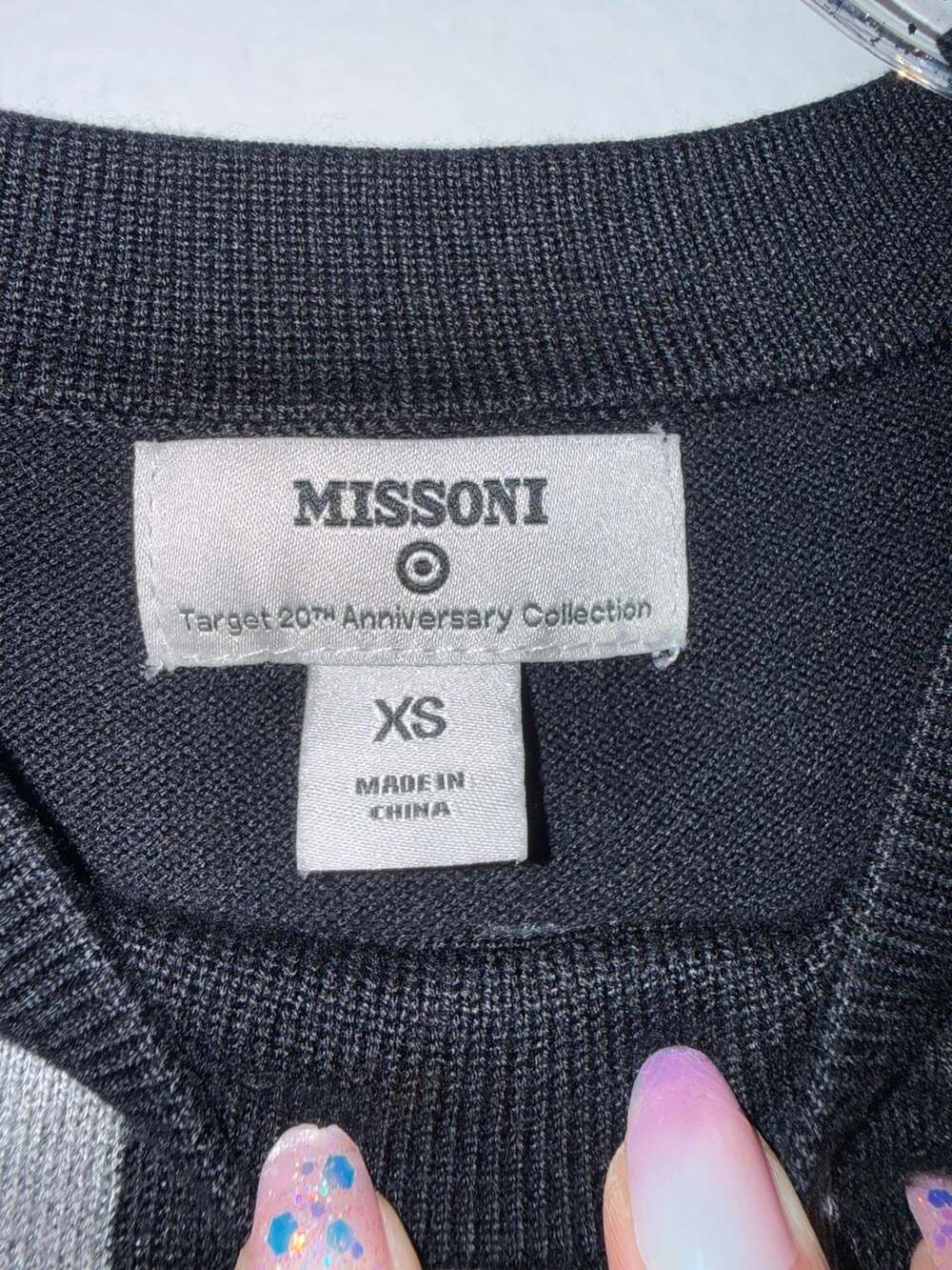 Missoni for Target 20th Anniversary Collection Black Chevron Stripes Sleeveless - Picture 3 of 3